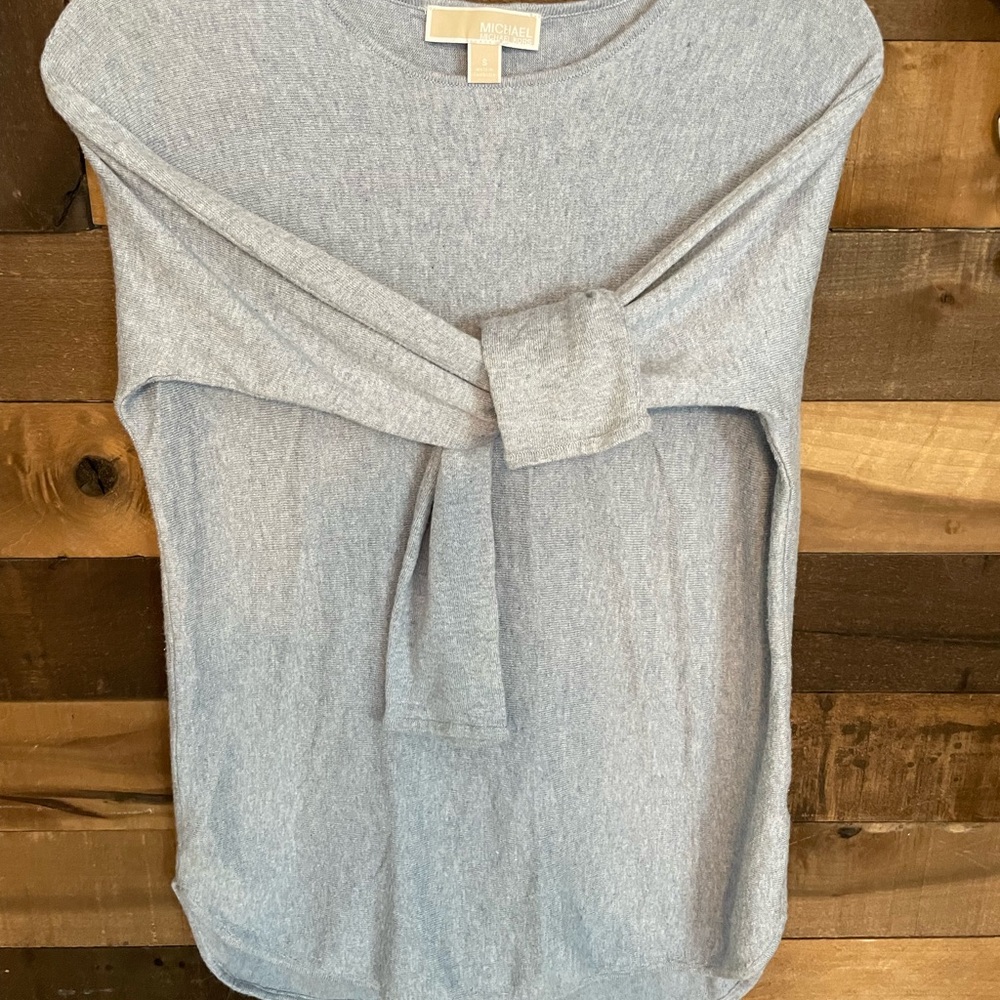 Michael Kors Light Blue Knit Top